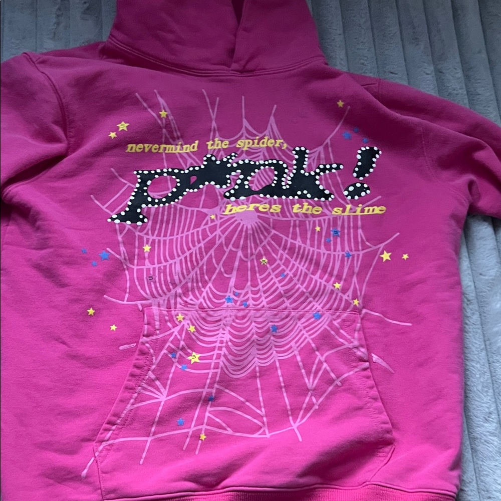 Pink Graphic Hoodie